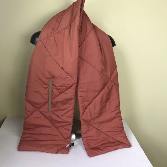 Quilted NEW Down Scarf Wrap Shawl Neutral Oversized Puffy Warm Cozy Minimalist - Picture 2 of 7